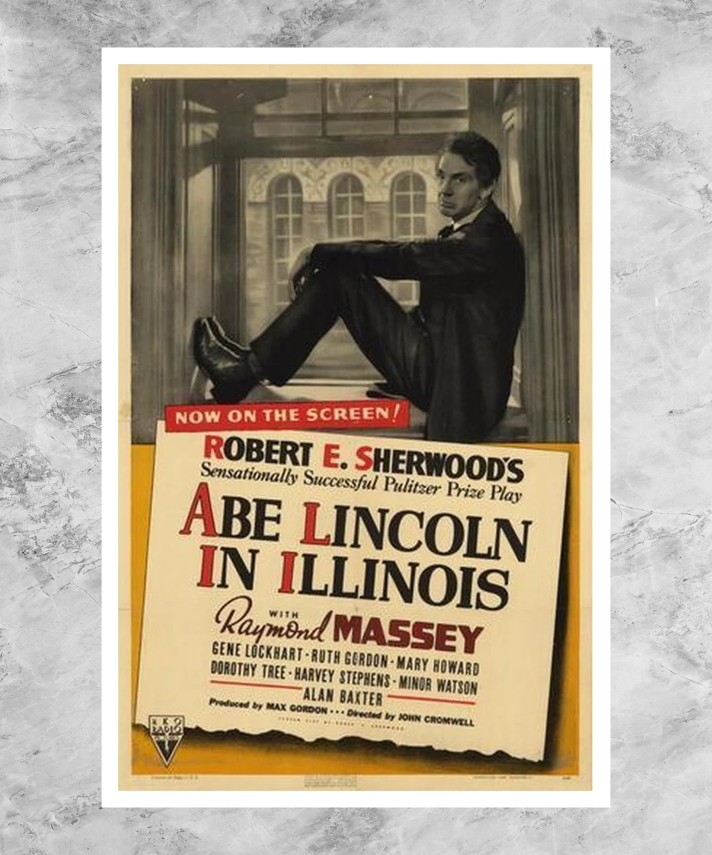 Abe Lincoln in Illinois Poster