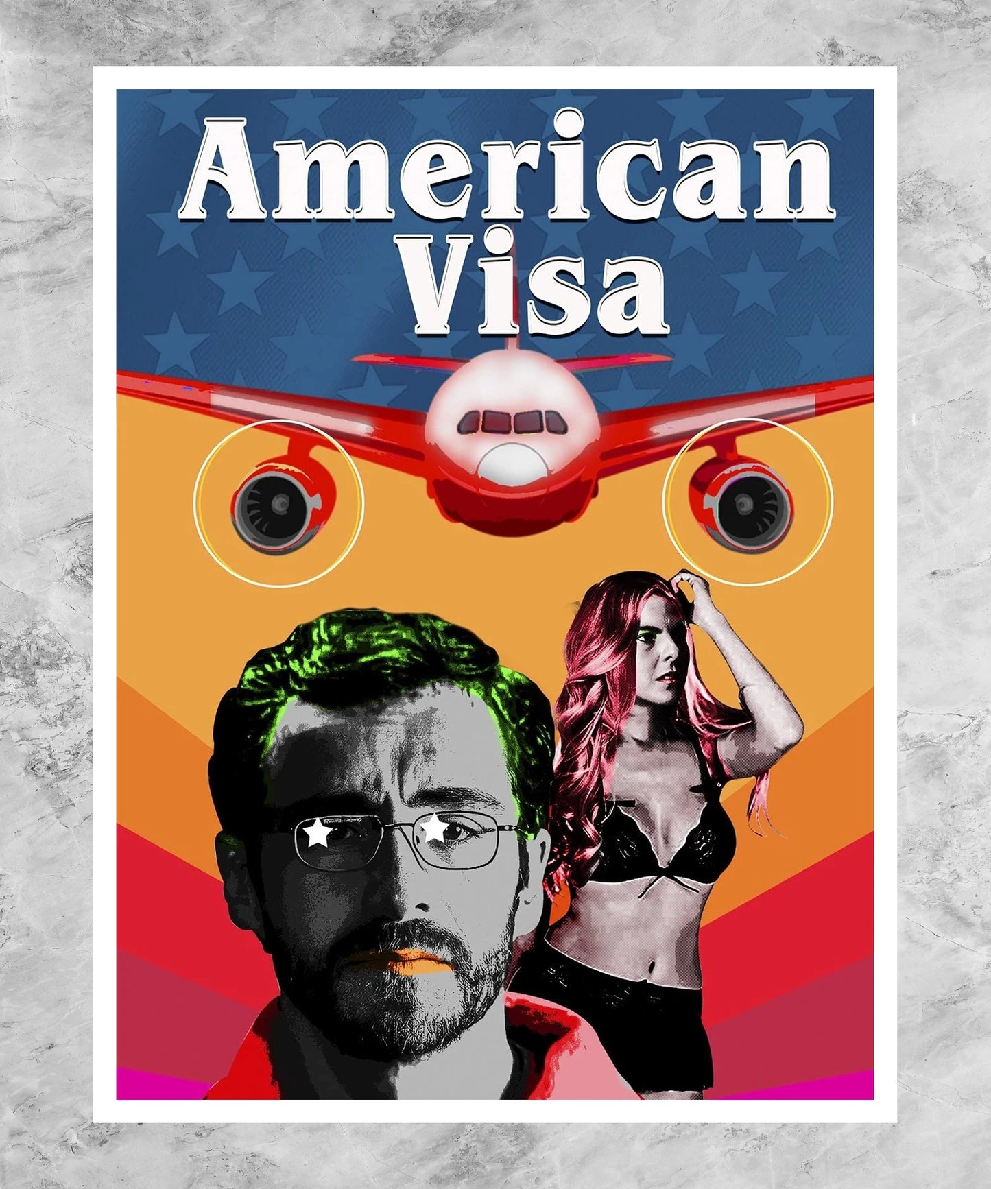 American Visa Poster