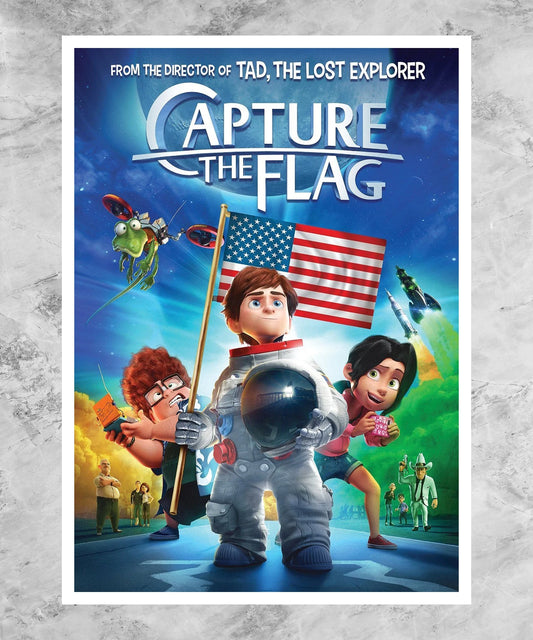 Atrapa la bandera Poster