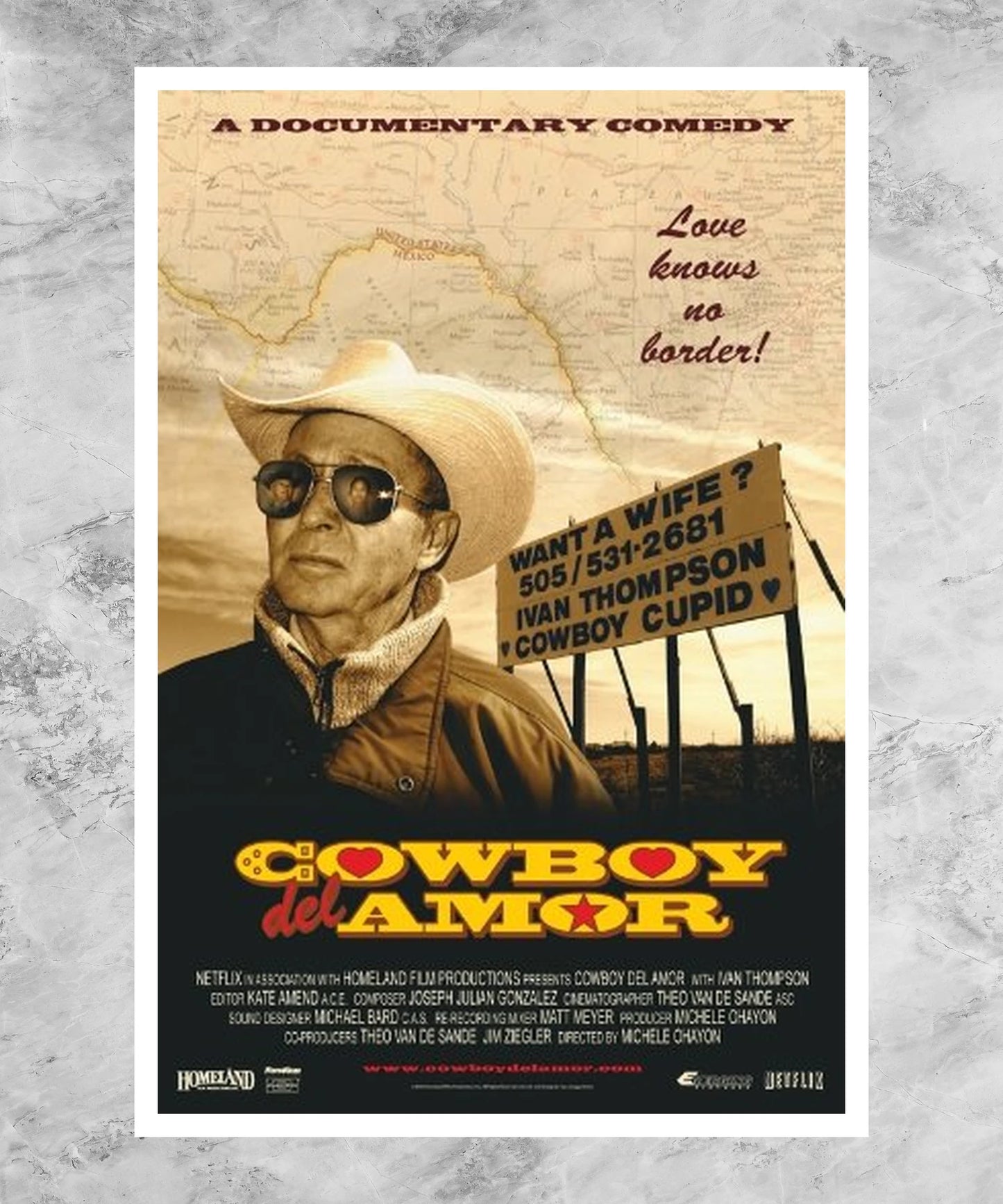 Cowboy del Amor Poster
