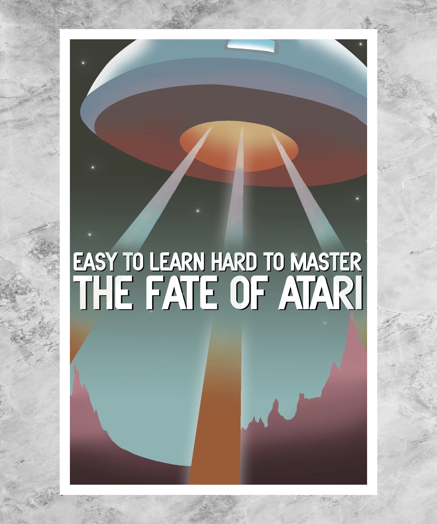 Easy to Learn, Hard to Master: The Fate of Atari Poster