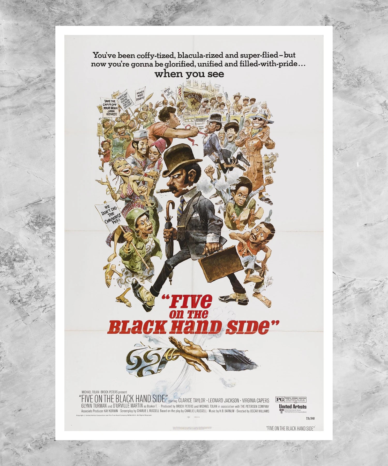 Five on the Black Hand Side Poster