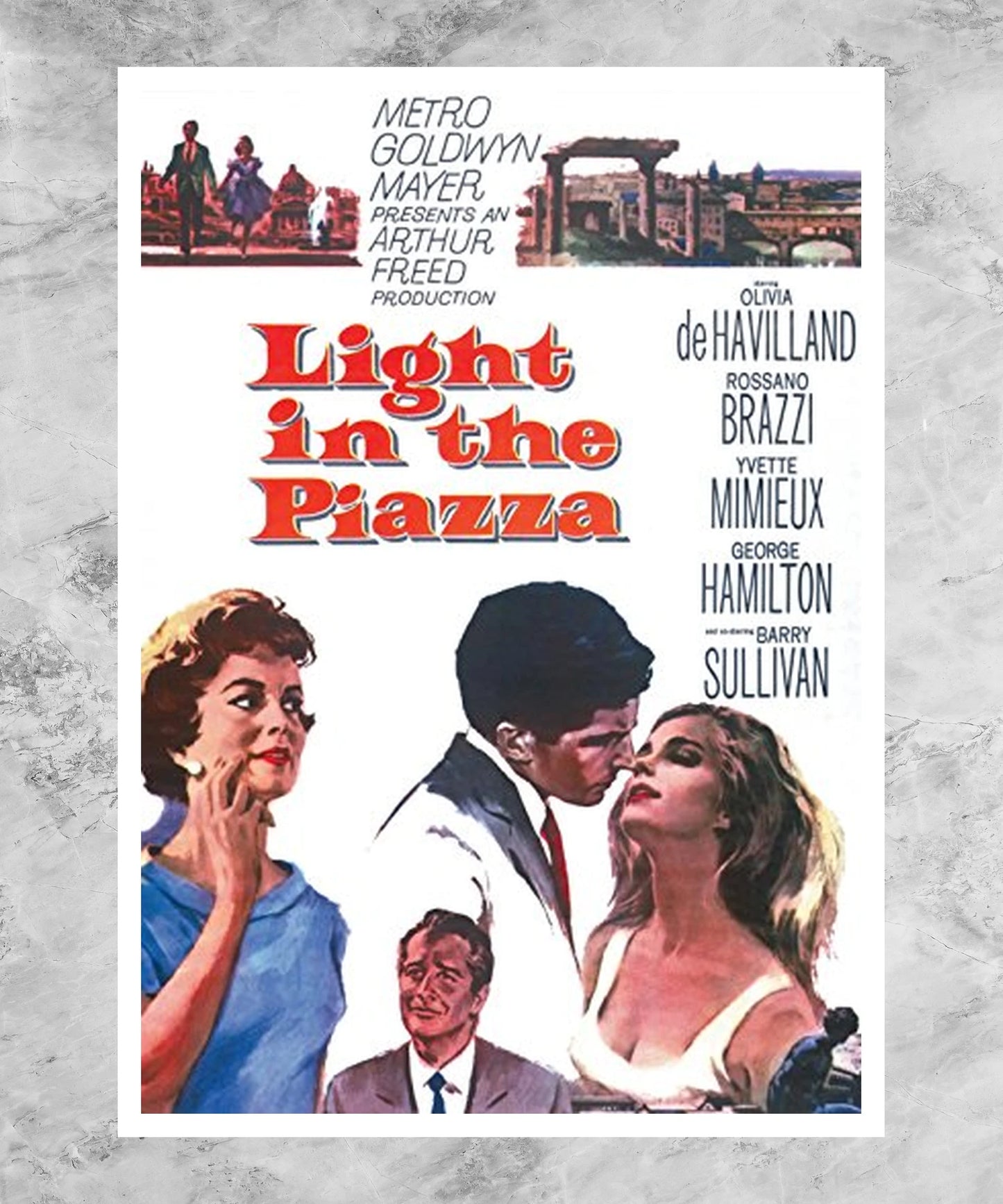 Light in the Piazza Poster