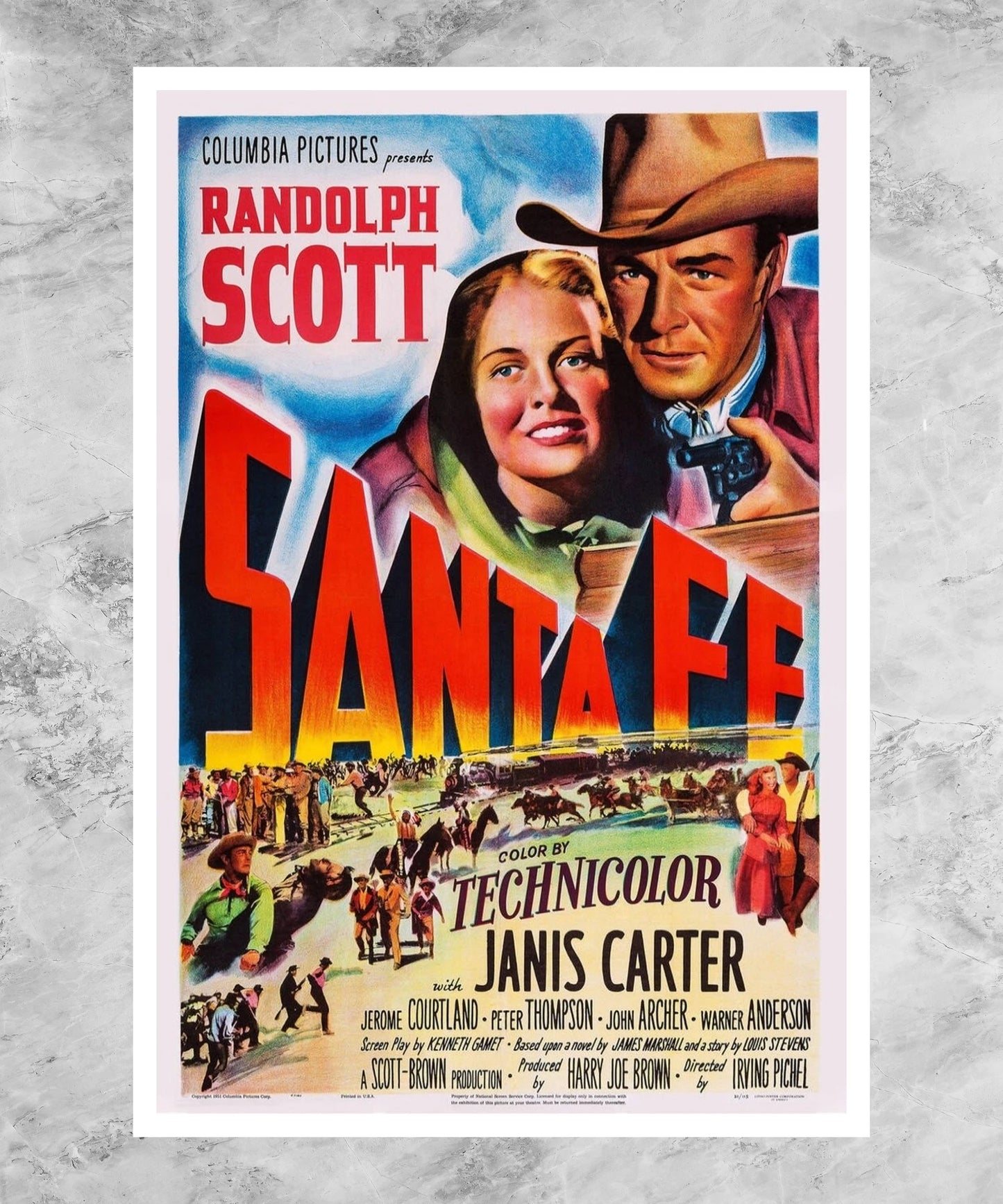 Santa Fe Poster
