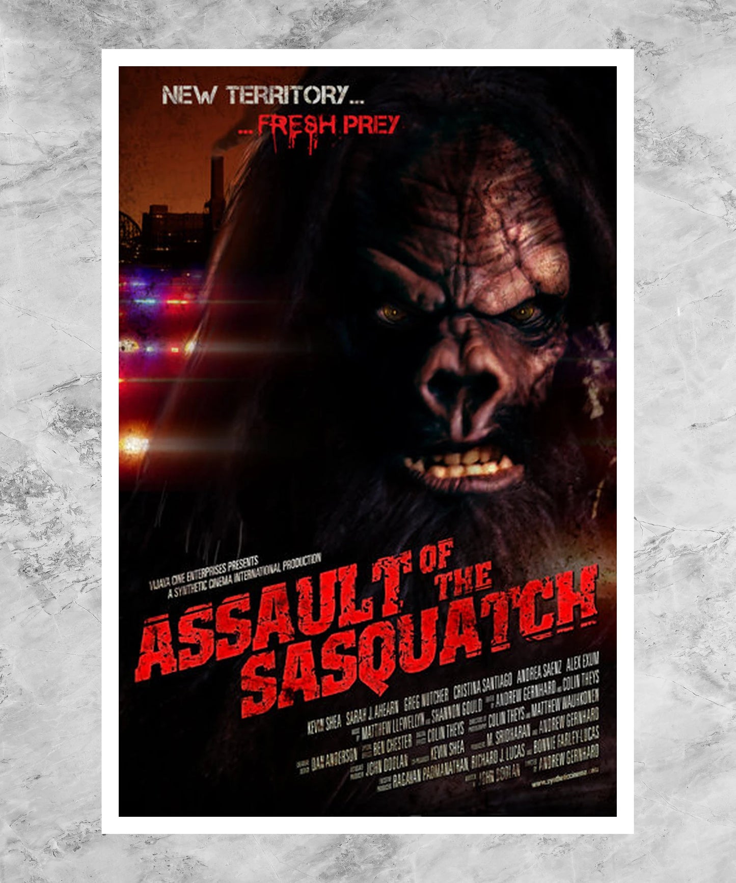 Sasquatch Assault Poster