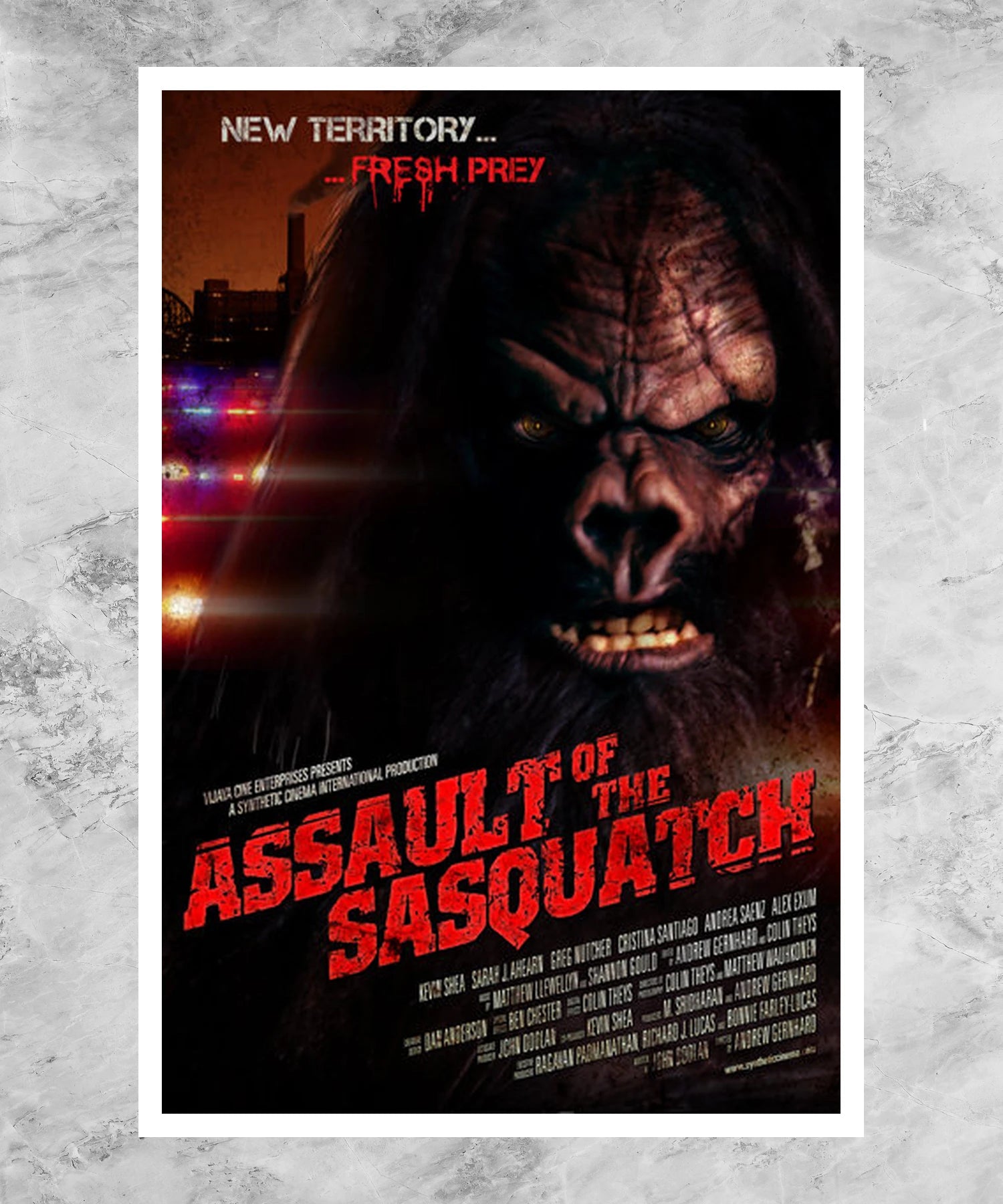 Sasquatch Assault Poster