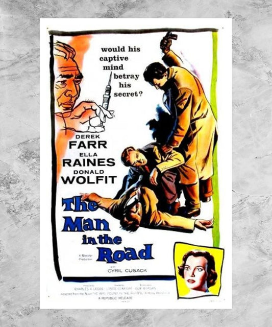 The Man in the Road Poster