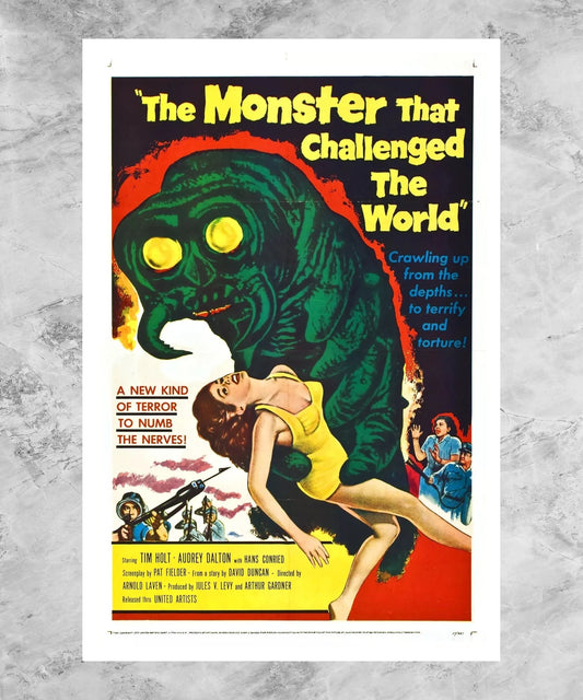 The Monster That Challenged the World Poster